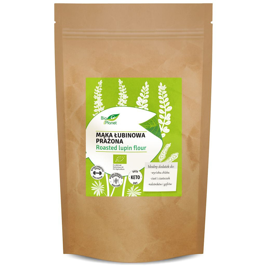 Mąka łubinowa prażona bio 500 g - BIO PLANET