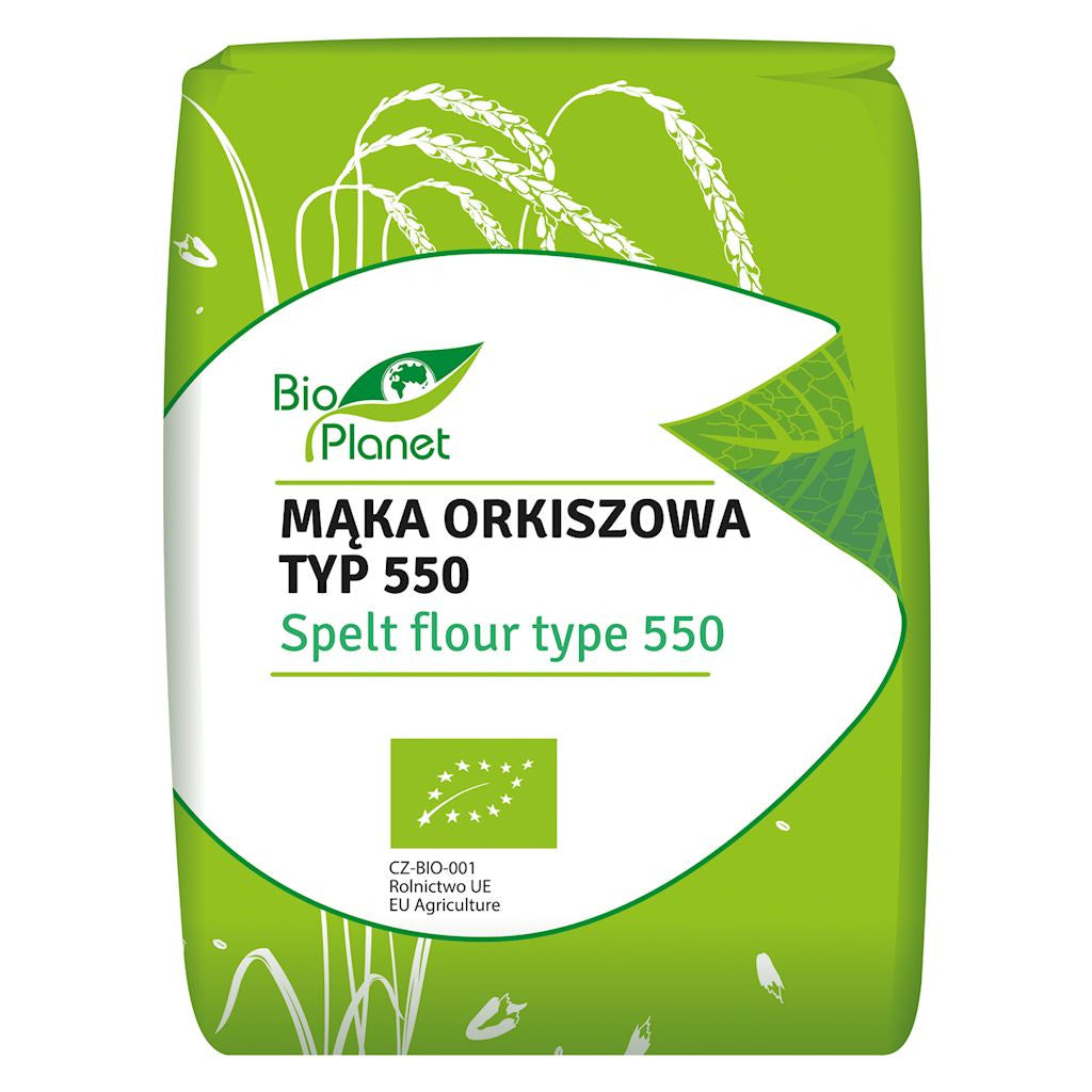 Mąka orkiszowa typ 550 bio 1 kg - BIO PLANET