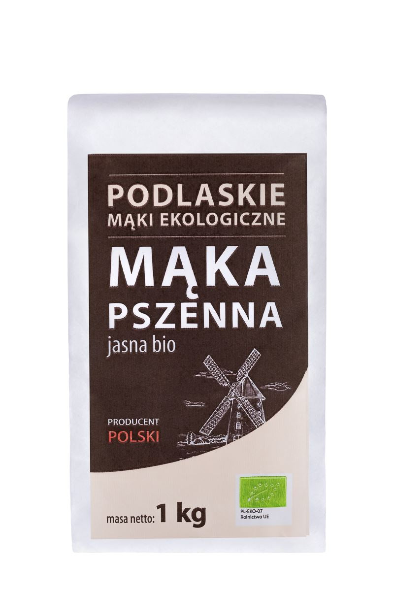 Mąka pszenna jasna bio 1 kg