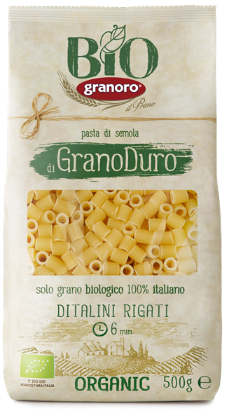 Makaron ditalini rigati bio 500 g