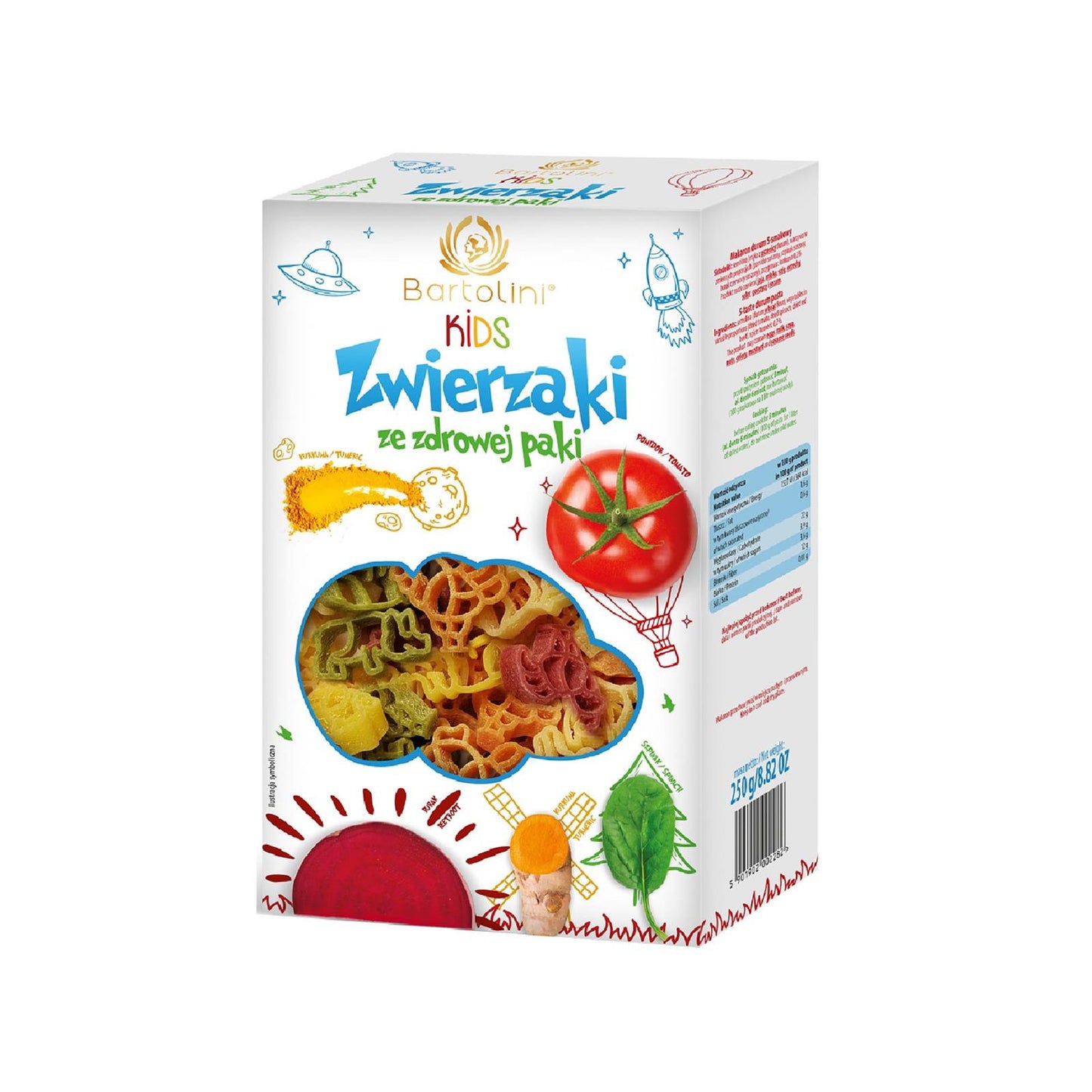 Makaron dla dzieci zwierzątka 250 g