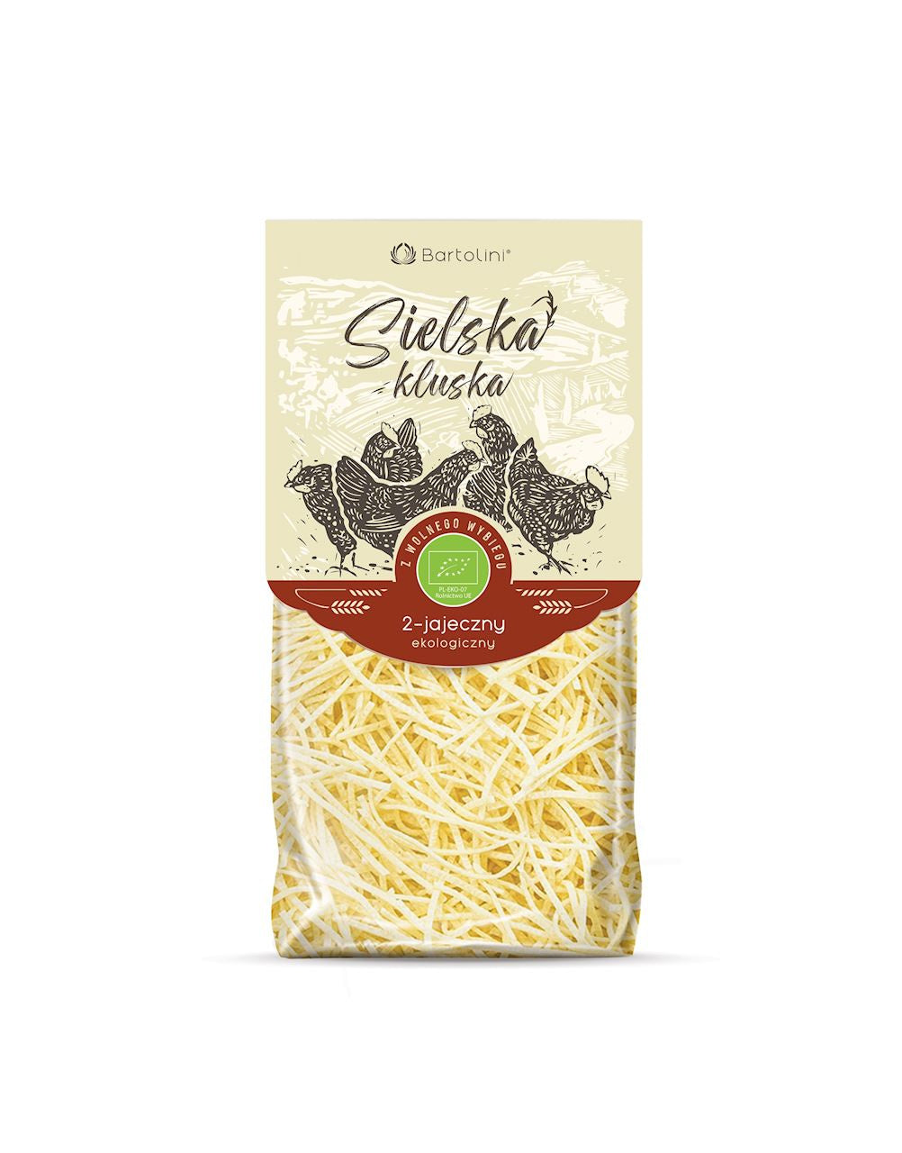 Makaron durum 2-jajeczny krajanka cienka bio 250 g