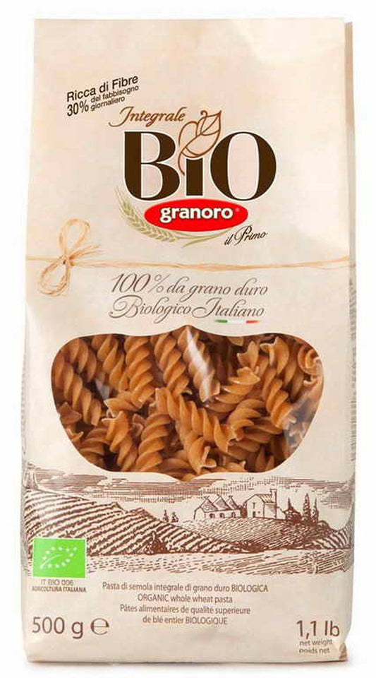 Makaron fusilli pełnoziarnisty bio 500 g