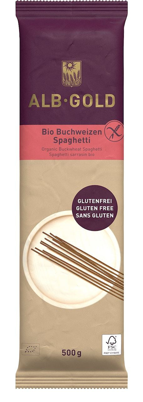 Makaron gryczany spaghetti bezglutenowy bio 500 g