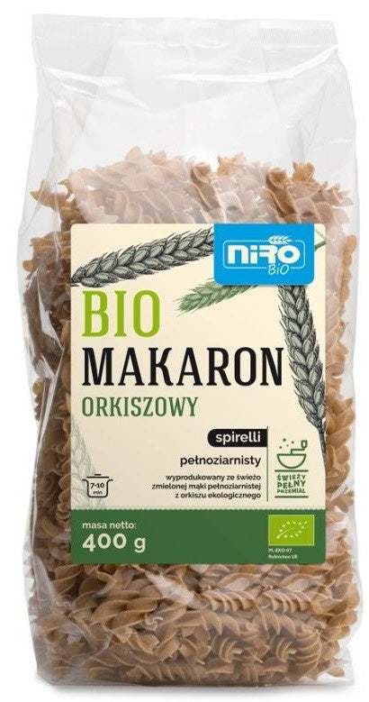 Makaron orkiszowy spirelli 400 g bio