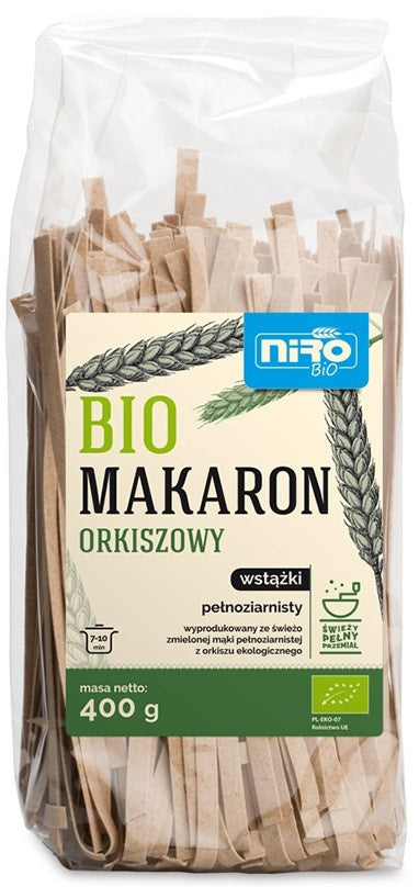 Makaron orkiszowy wstążki 400 g bio
