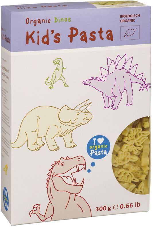 Makaron (semolinowy) dla dzieci dinozaury bio 300 g (kid's pasta)