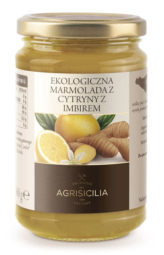 Marmolada z cytryn z imbirem BIO 360 g