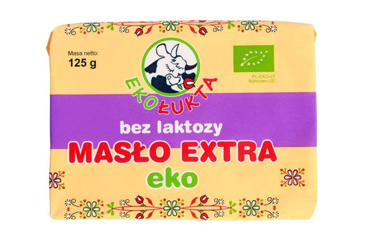 Masło Extra Bez Laktozy (82 % Tłuszczu)  Bio 125 G