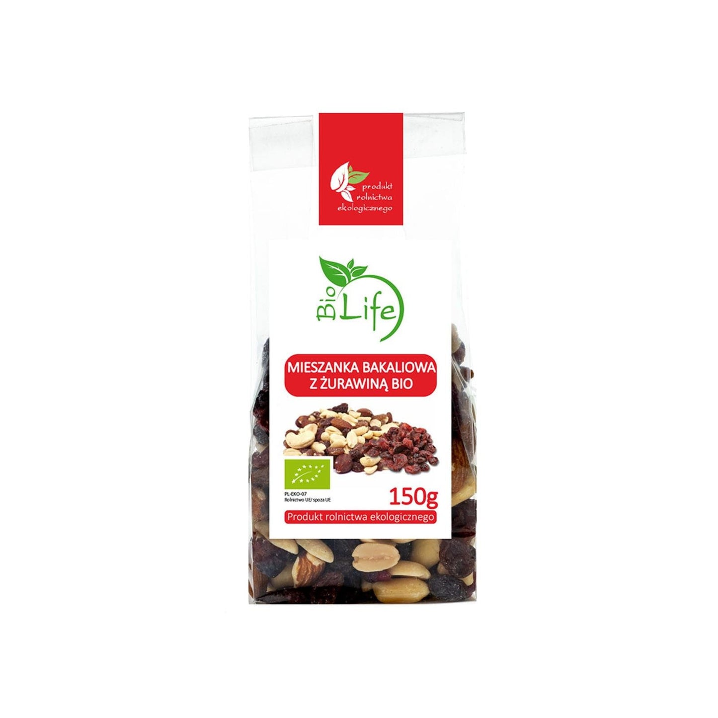 Mieszanka bakalii z żurawiną bio 150 g