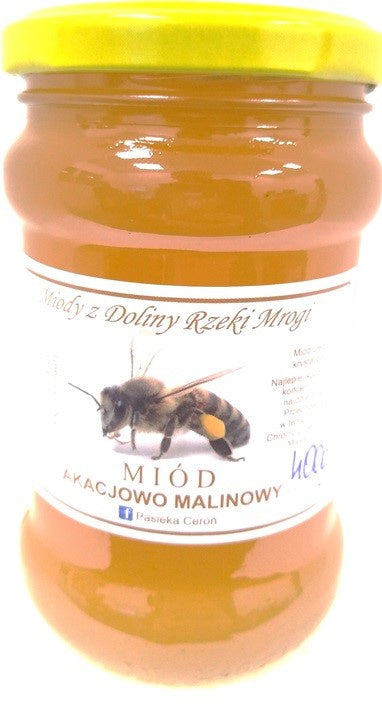 Miód akacjowo-malinowy 400 g - Ceroń