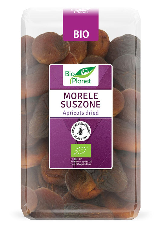 Morele suszone bezglutenowe bio 1 kg