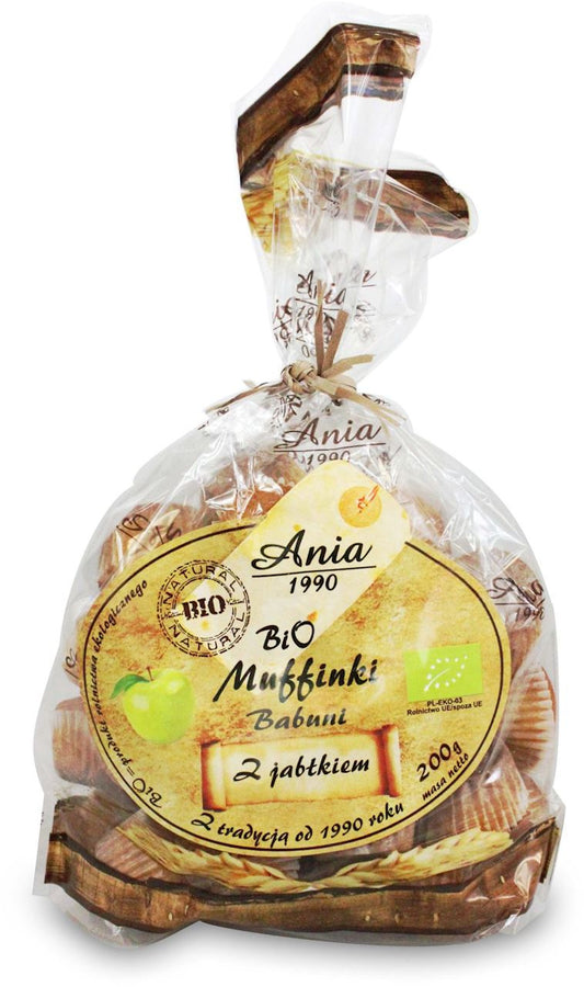 Muffinki babuni z jabłkiem bio 200 g