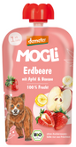 Mus jabłko - banan - truskawka bez dodatku cukrów od 1 roku demeter bio 100 g - MOGLI