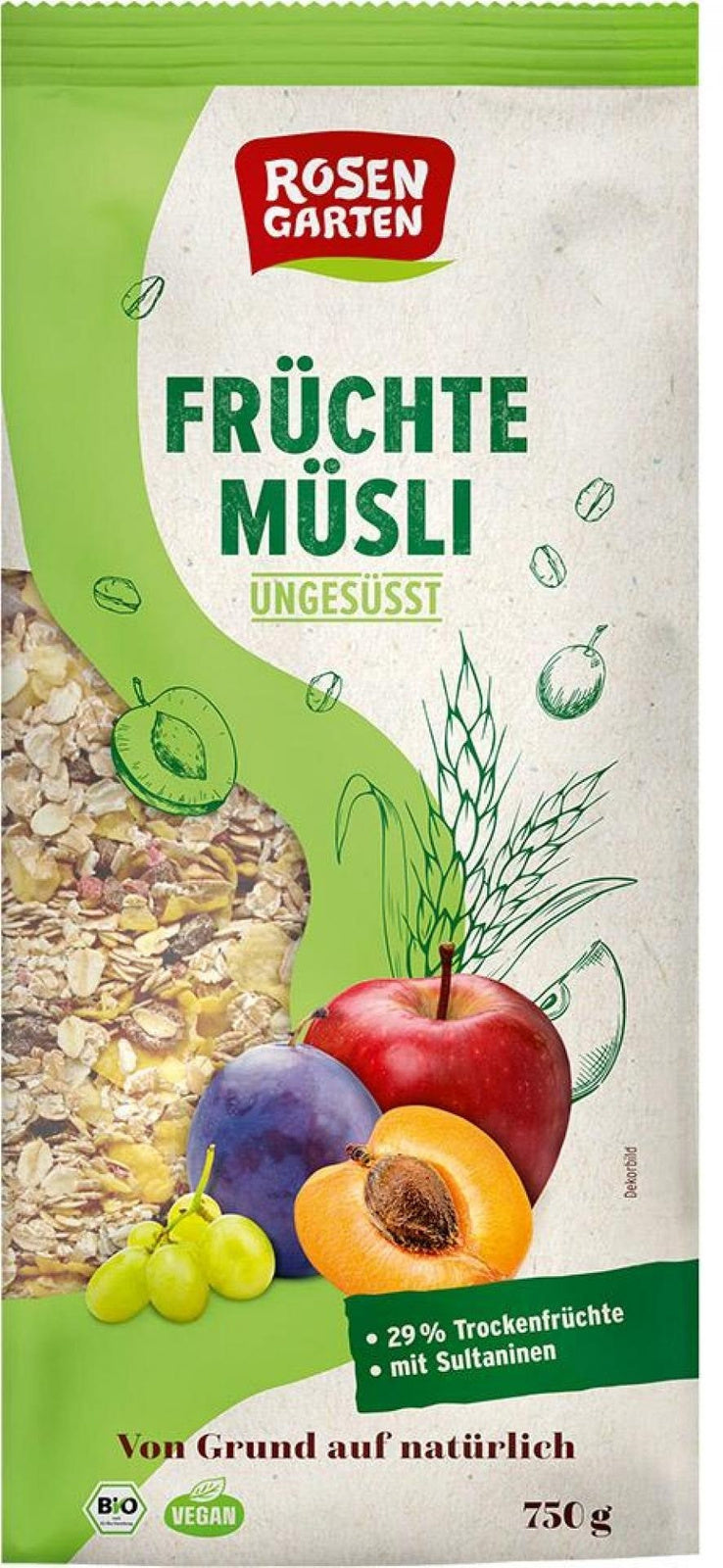 Musli z 30% owoców bio 750 g
