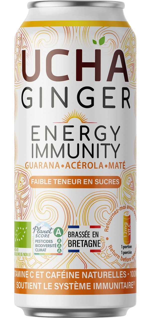 Napój energetyzujący z yerba mate i guaraną Fair for Life BIO 330 ml - Ucha