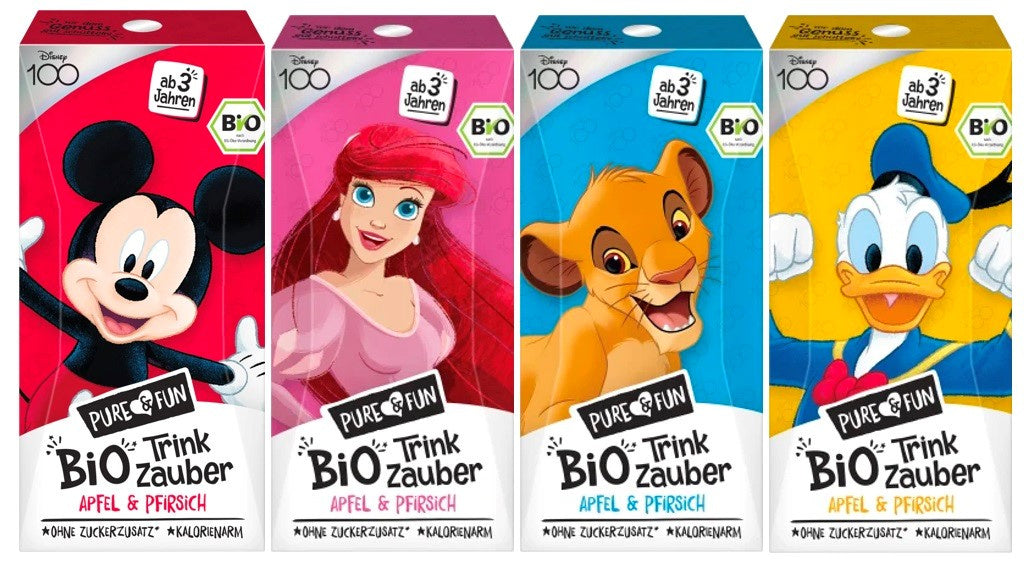 Napój jabłko- brzoskwinia BIO 200 ml Bajki Disney - PURE&FUN