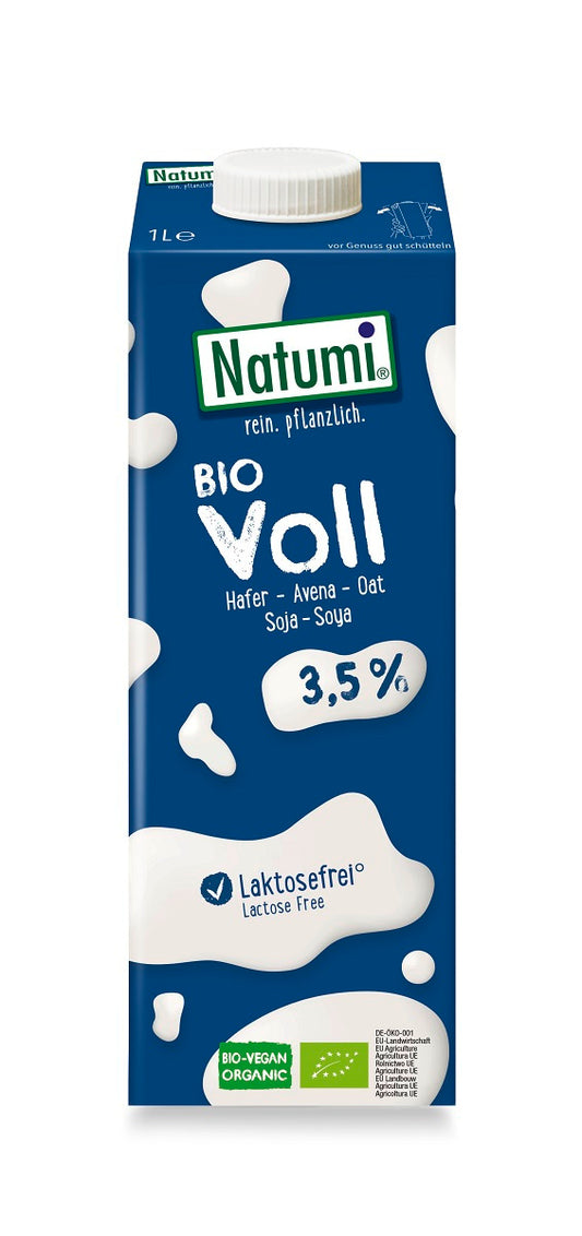 Napój owsiano - sojowy 3,5 % bez dodatku cukrów bio 1 l - Natumi