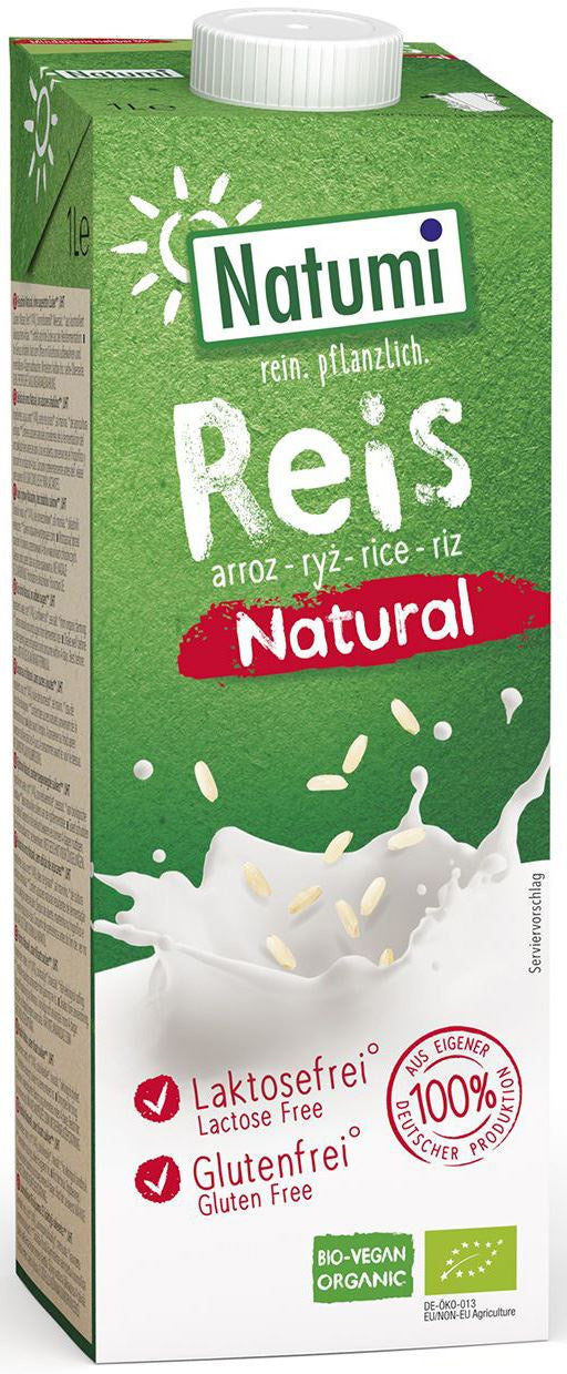 Napój ryżowy bez dodatku cukrów bezglutenowy bio 1 l