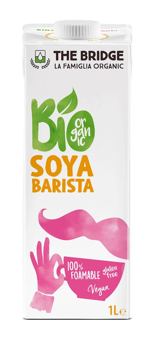 Napój sojowy barista bezglutenowy bio 1 l - The Bridge