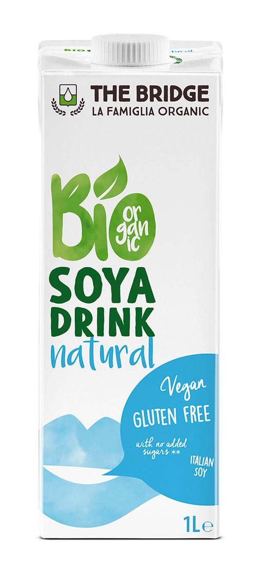 Napój sojowy naturalny bezglutenowy 1 l bio - The Bridge