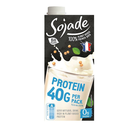 Napój wysokoproteinowy sojowy naturalny bez cukru bezglutenowy bio 750 ml - Sojade