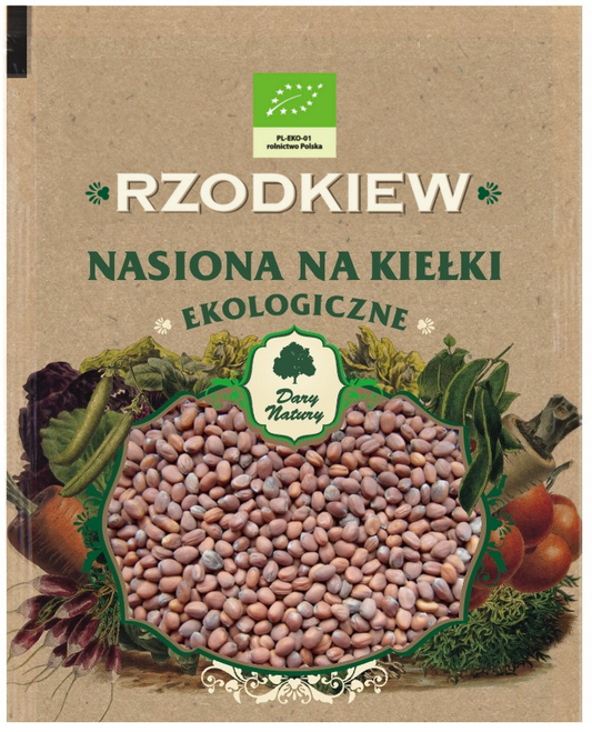 Nasiona rzodkiewki bio na kiełki 30 g
