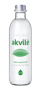 Naturalna woda mineralna lekko gazowana 330 ml (szkło) - Akvile