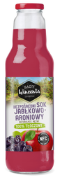 Naturalnie mętny sok jabłkowo-aroniowy 750 ml