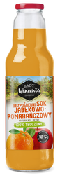 Naturalnie mętny sok jabłkowo-pomarańczowy 750 ml