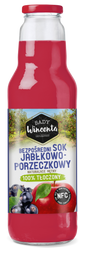 Naturalnie mętny sok jabłkowo-porzeczkowy 750 ml
