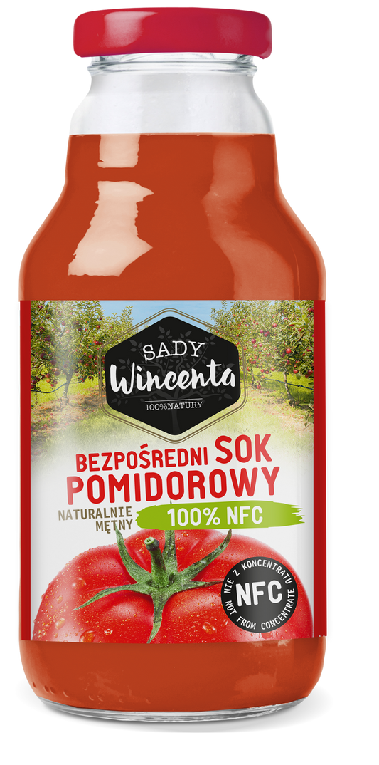 Naturalnie mętny sok pomidorowy 330 ml