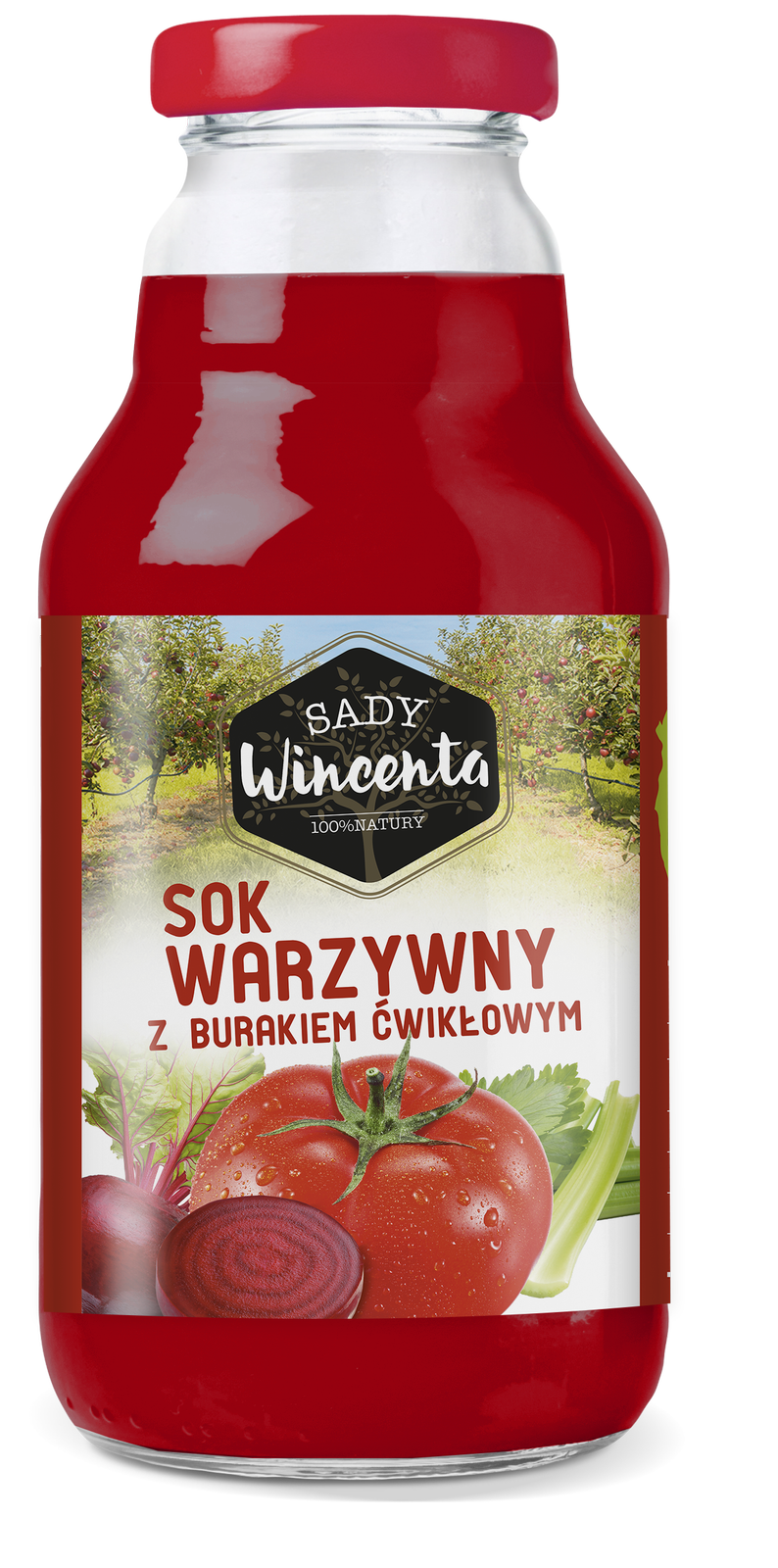 Naturalnie mętny sok warzywny 330 ml