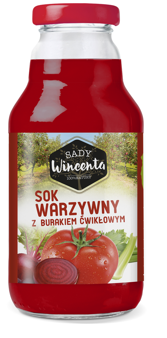 Naturalnie mętny sok warzywny 330 ml