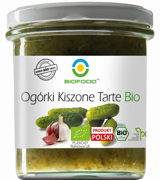 Ogórki kiszone tarte bezglutenowe BIO 280 g