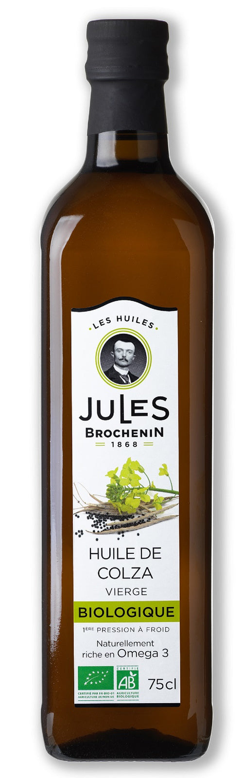 Olej rzepakowy omega 3 bio 750 ml - jules brochenin