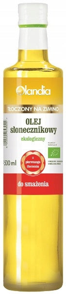 Olej słonecznikowy do smażenia bio 500 ml