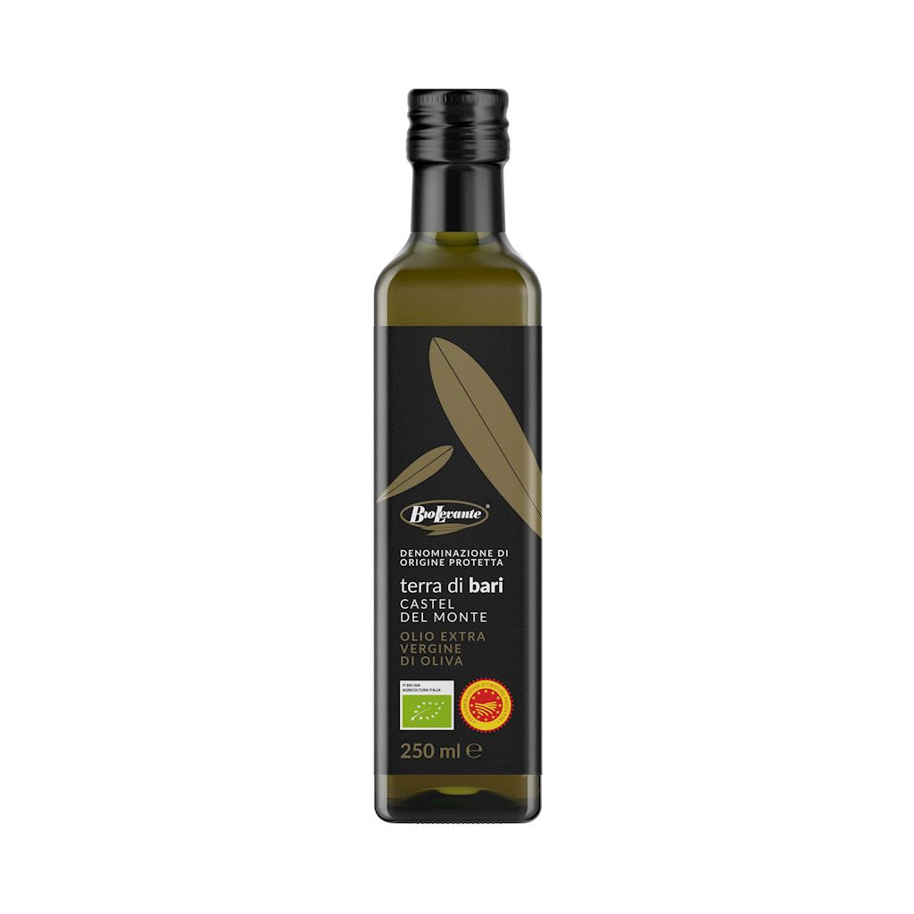 Oliwa z oliwek extra virgin TERRA DI BARI CASTEL DEL MONTE D.O.P bio 250 ml - LEVANTE