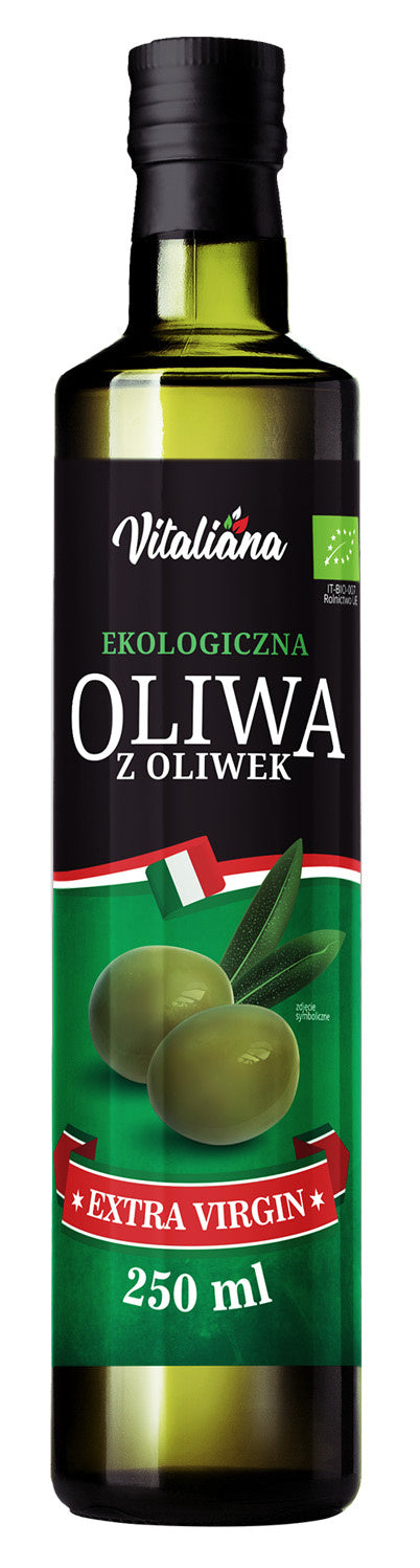 Oliwa z oliwek extra virgin bio 250 ml - vitaliana