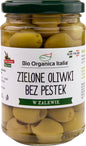 Oliwki zielone bez pestek w zalewie bio 280 g (160 g) (słoik)