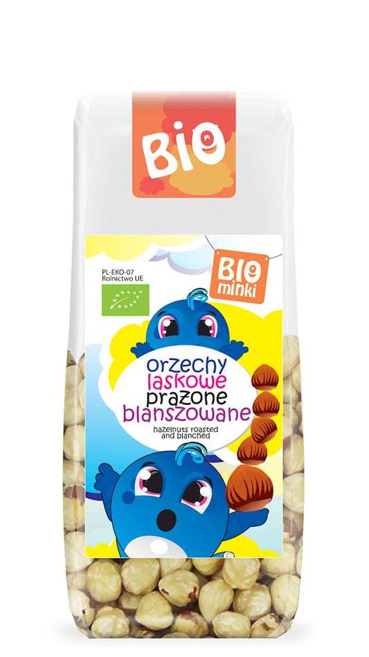 Orzechy laskowe prażone blanszowane bio 100 g