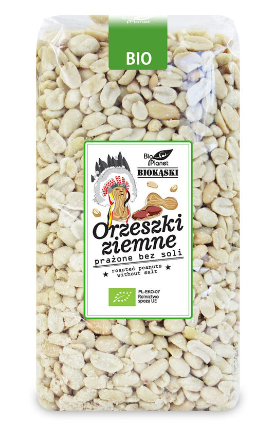 Orzeszki ziemne prażone bez soli bio 1 kg