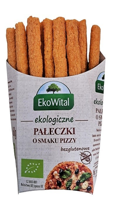 Pałeczki o smaku pizzy bezglutenowe BIO 60 g