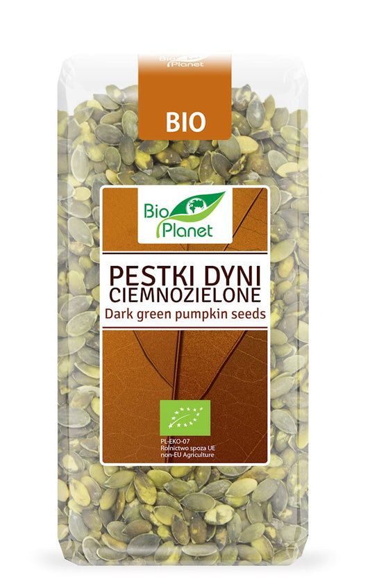 Pestki dyni ciemnozielone bio 350 g