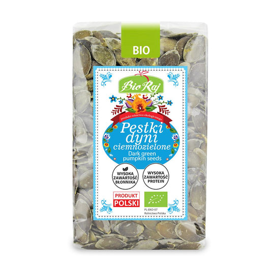 Pestki dyni ciemnozielone (uprawiane w europie) bio 300 g