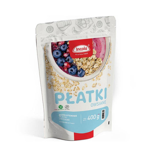 Płatki owsiane bezglutenowe 400 g - Incola
