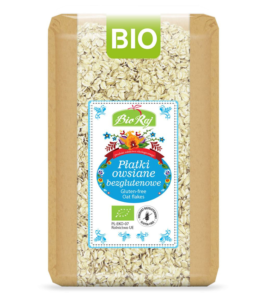 Płatki owsiane bezglutenowe BIO 1 kg