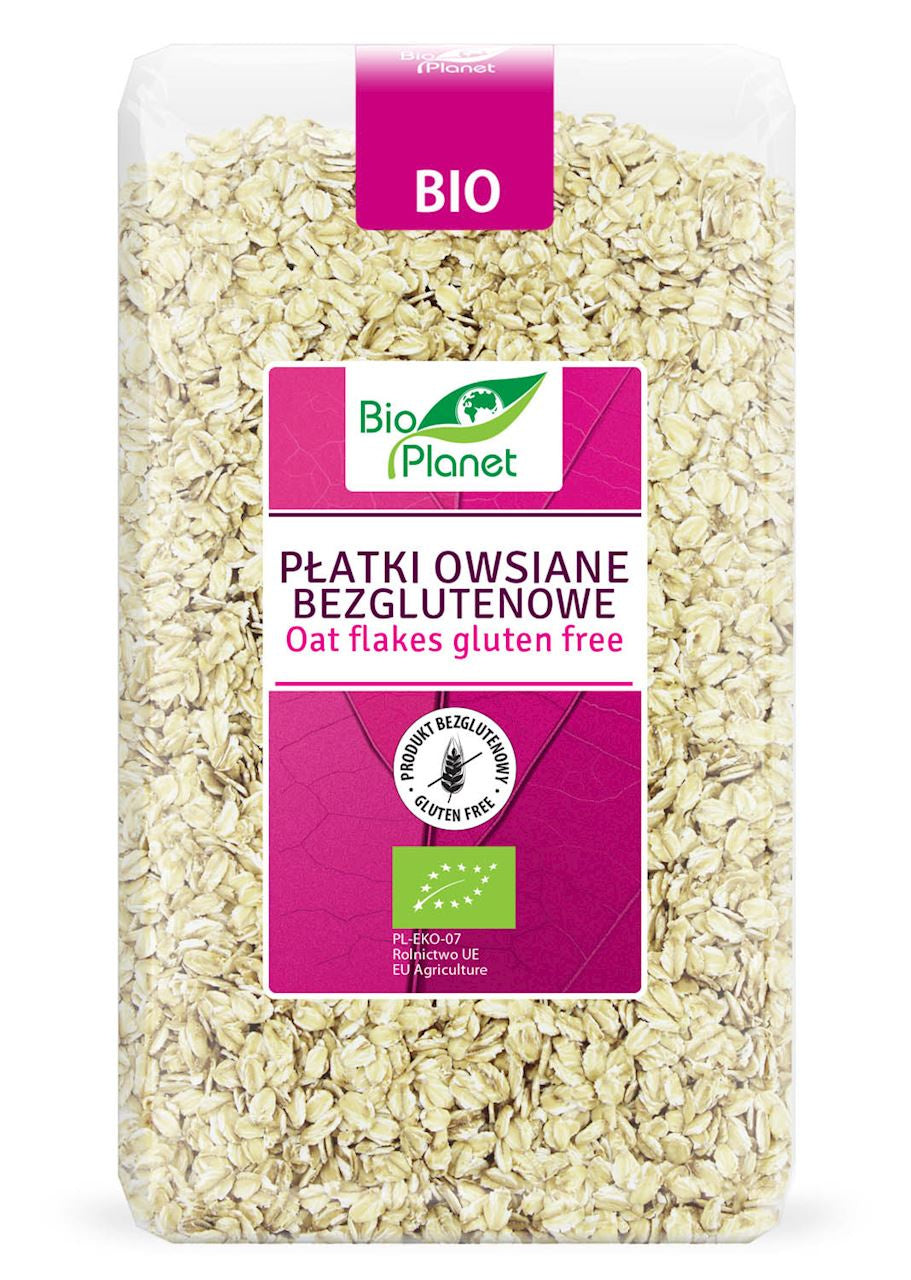 Płatki owsiane bezglutenowe bio 600 g - Bio Planet