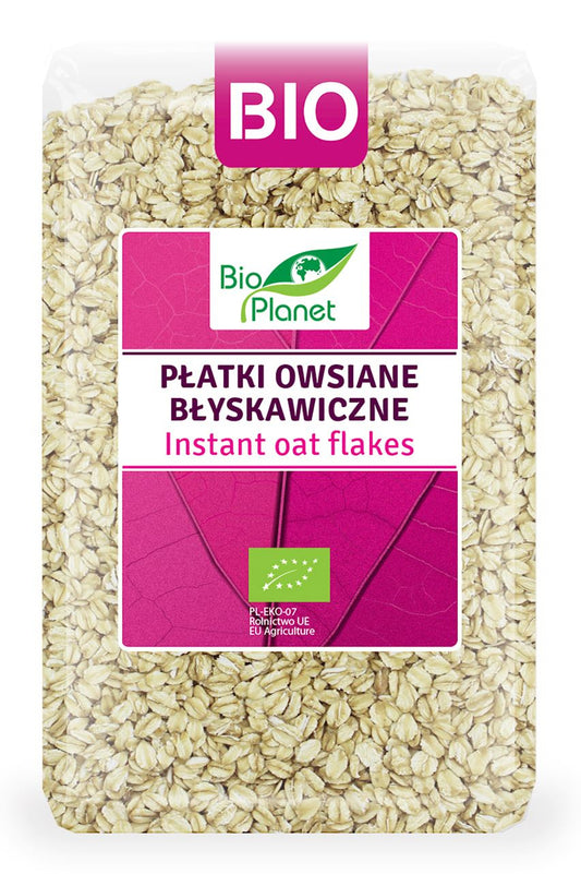 Płatki owsiane błyskawiczne BIO 1 kg - Bio Planet