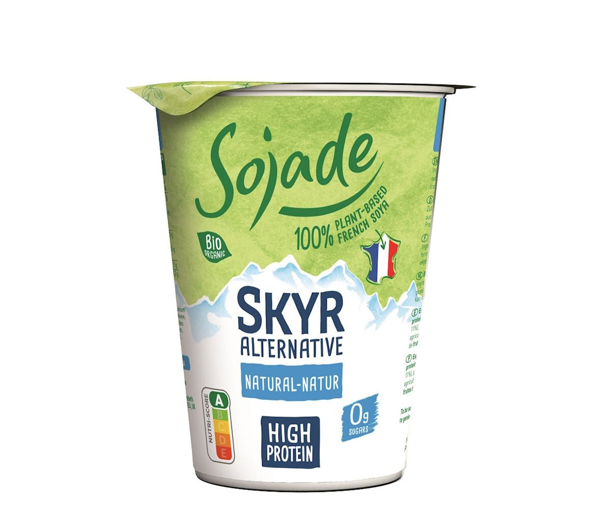 Produkt typu skyr proteinowy sojowy naturalny bez cukru bio 400 g - Sojade